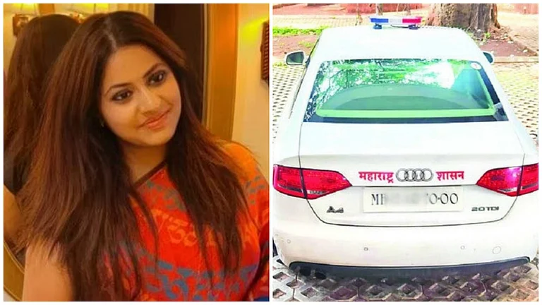 Puja Khedkar luxury car cinfiscated
 - X/@Normal_2610
